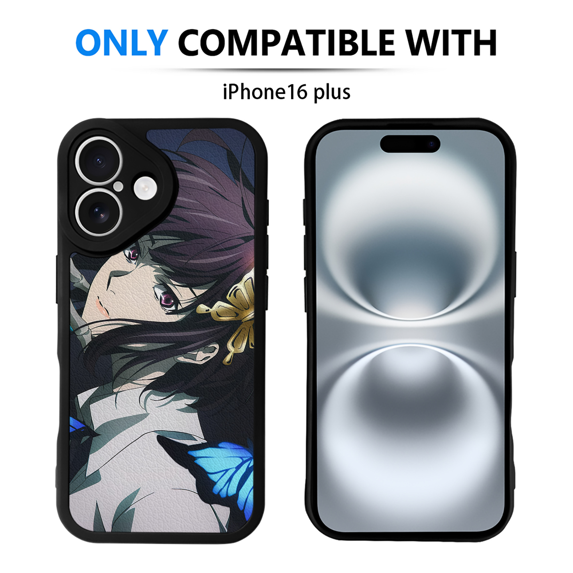 （画像用） 文豪ストレイドッグス Bungo Stray Dogs 【iPhone 16シリーズ対応】シリコンスマホケース（レザー調） 材質：シリコン